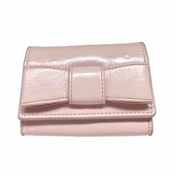 faux patent leather wallet